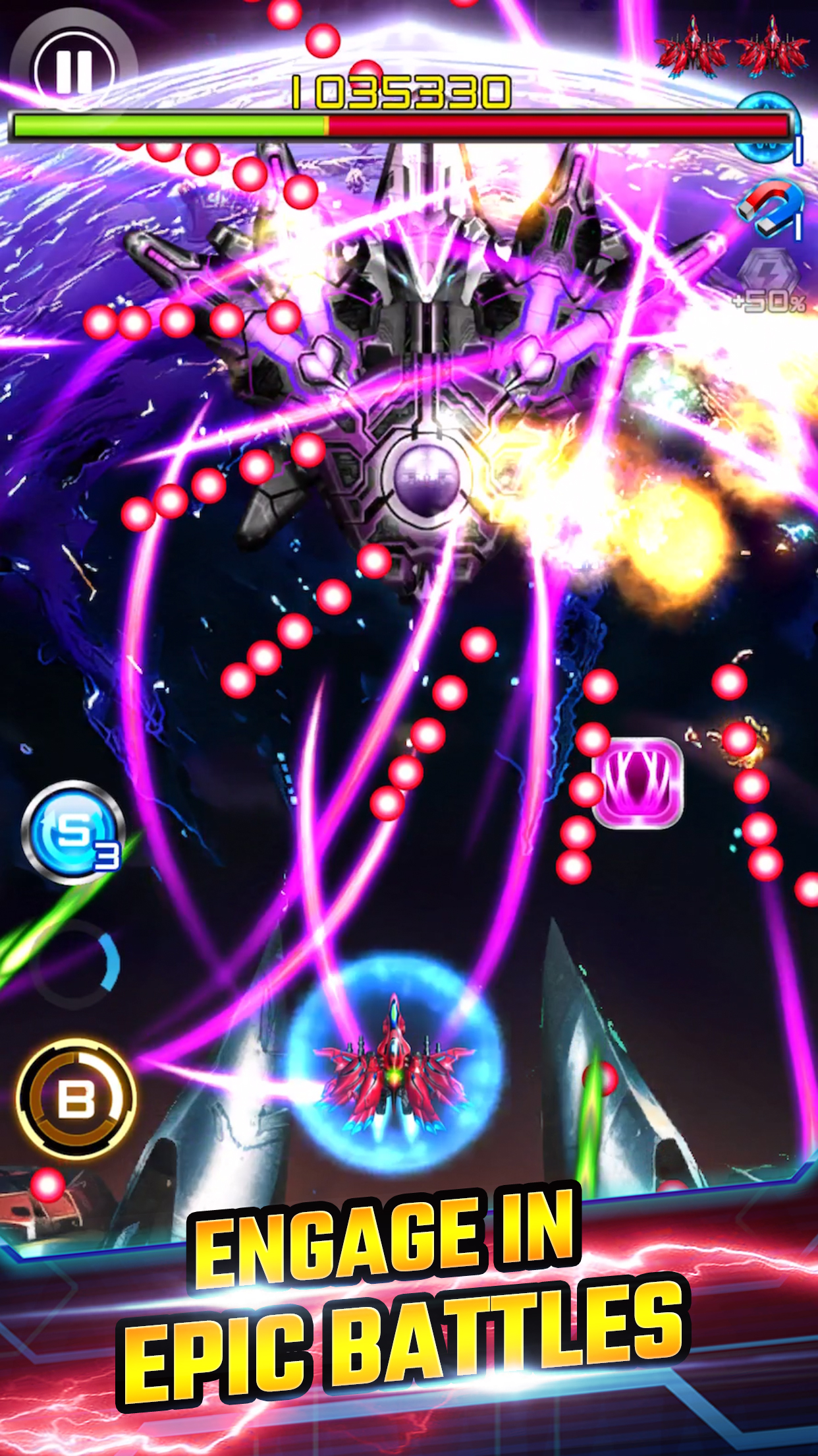 اسکرین شات 4 بازی Lightning Fighter 2: Space War
