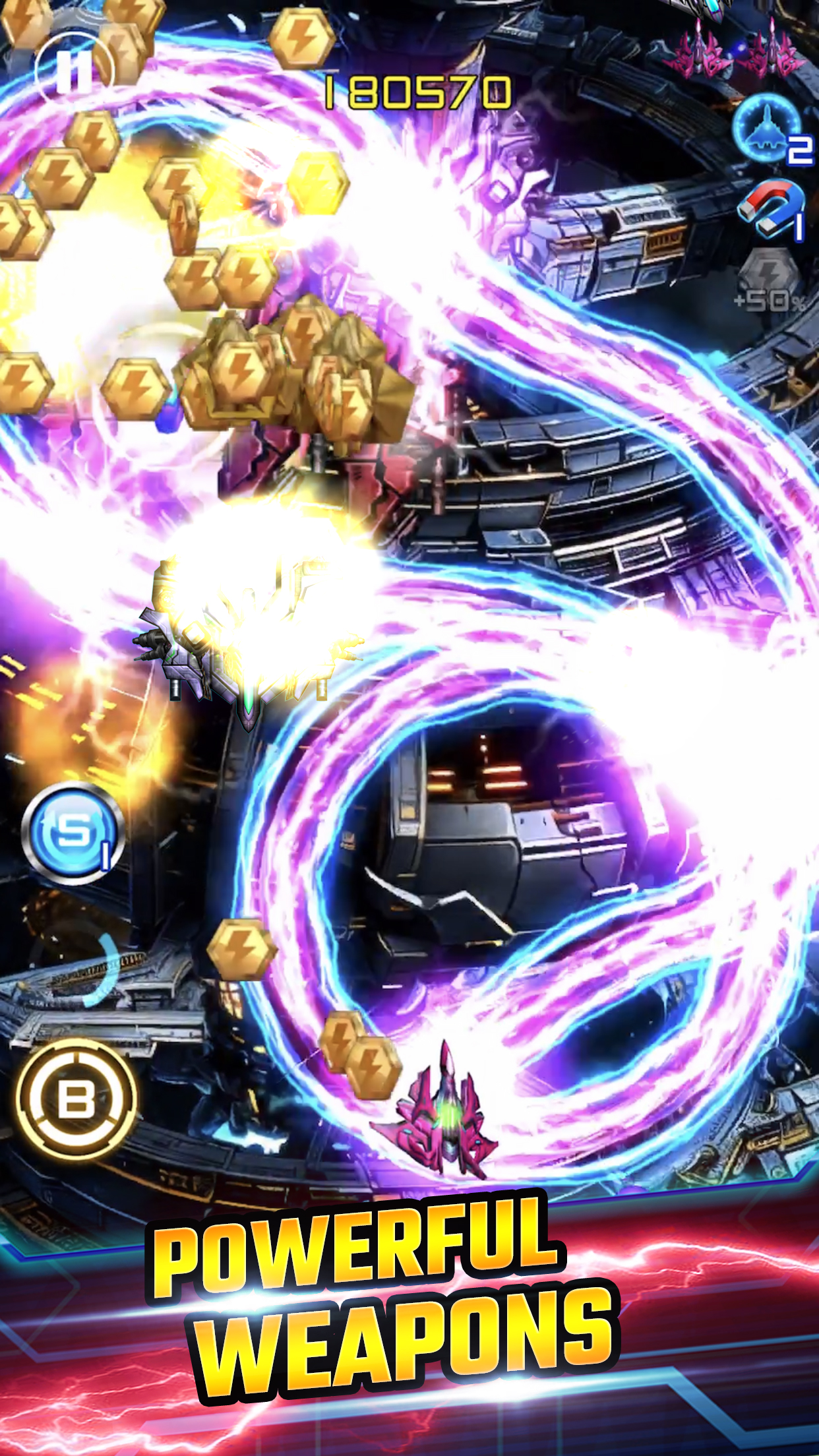 اسکرین شات 1 بازی Lightning Fighter 2: Space War
