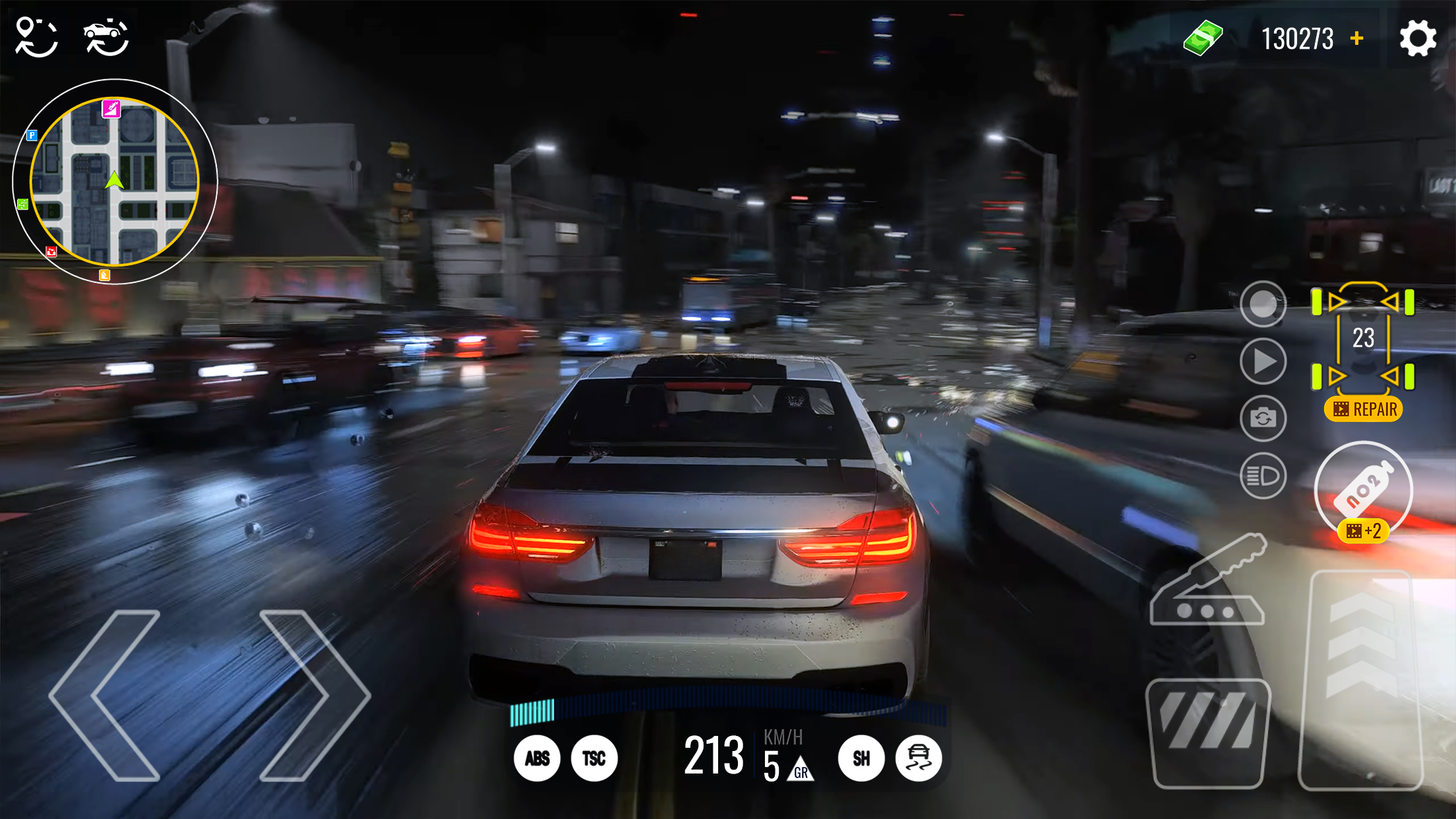 اسکرین شات 3 بازی Driving Real Race City 3D