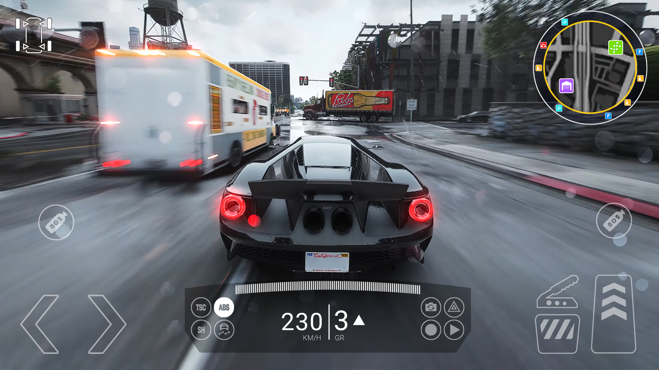 اسکرین شات 4 بازی Real Car Driving: Race City 3D