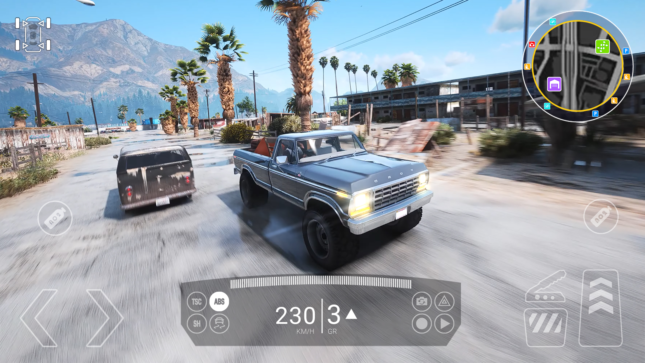 اسکرین شات 3 بازی Real Car Driving: Race City 3D