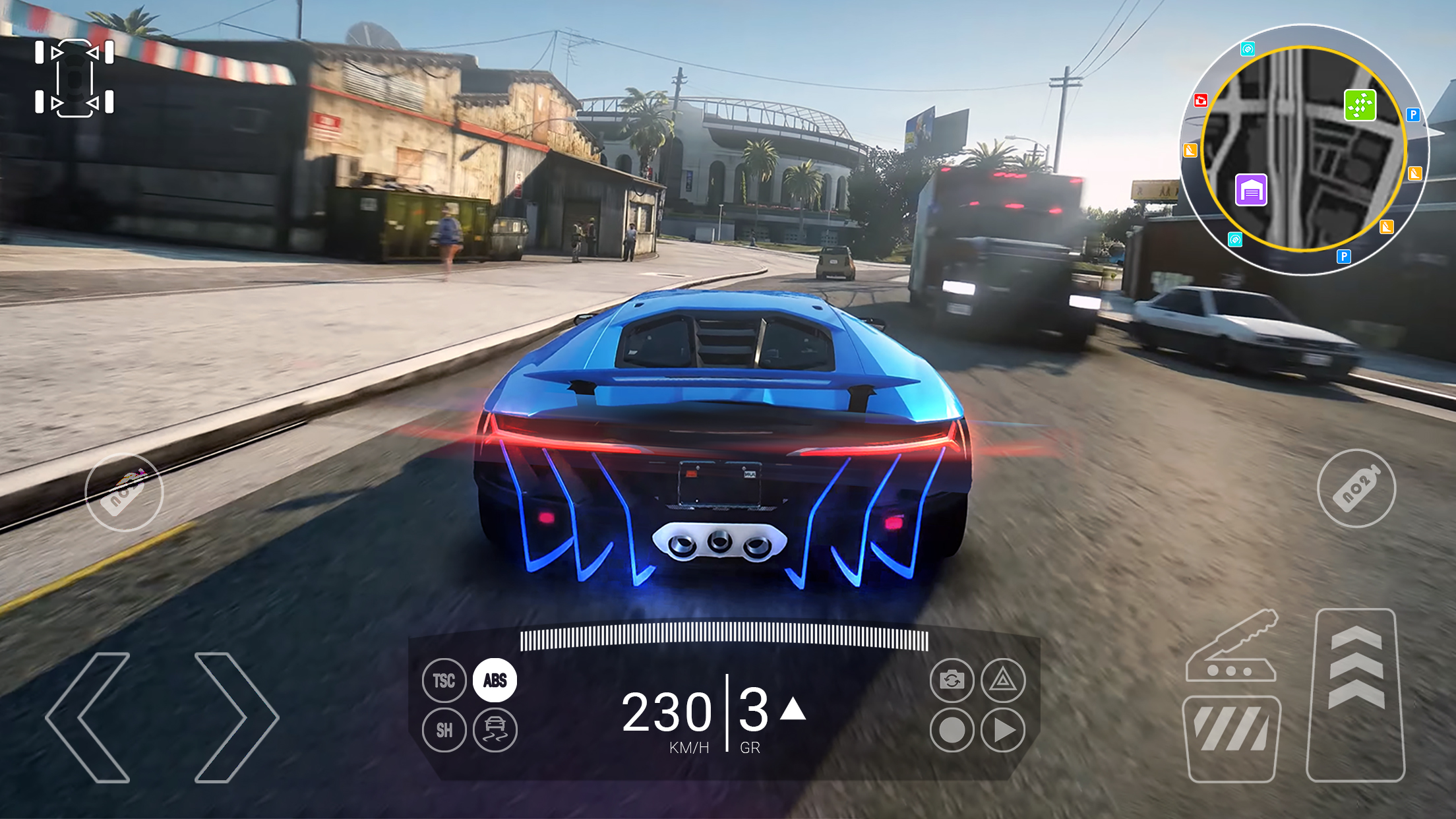 اسکرین شات 1 بازی Real Car Driving: Race City 3D