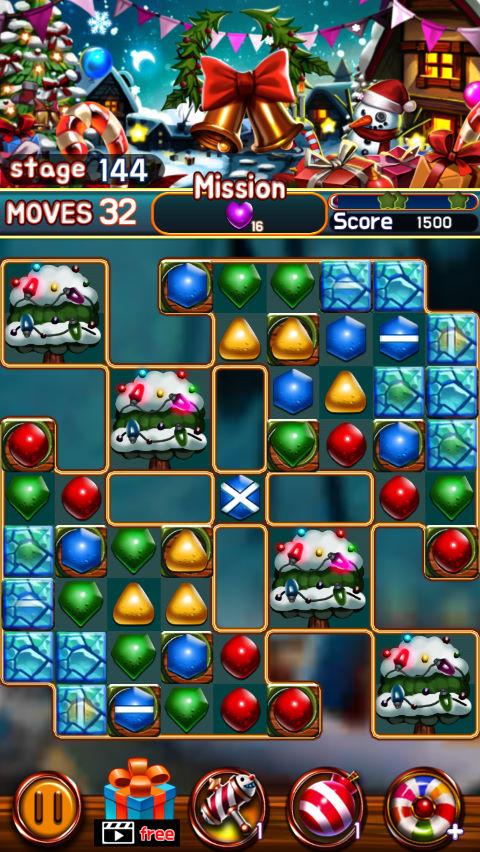 اسکرین شات 1 بازی Jewel Snow Puzzle