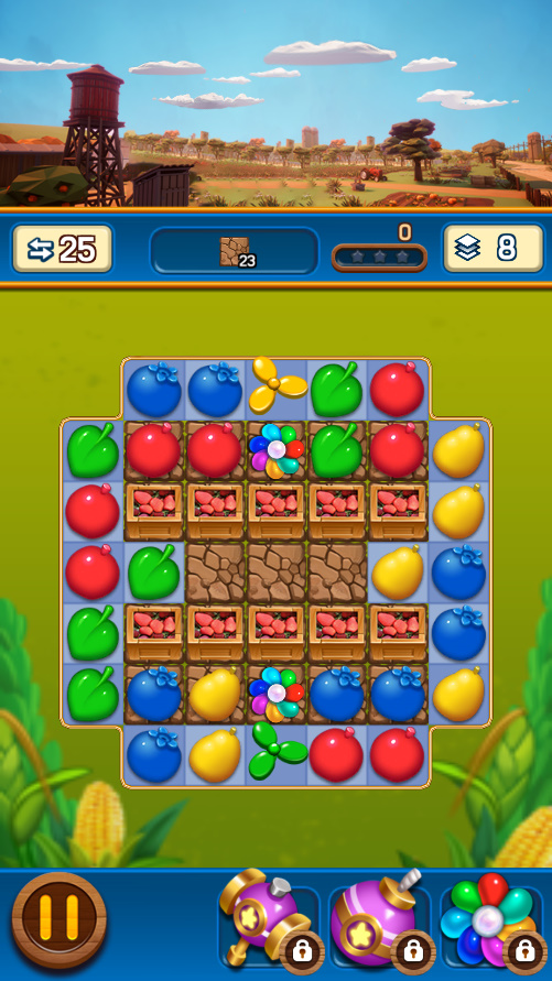 اسکرین شات 2 بازی Jewel Magic Farm : Match 3