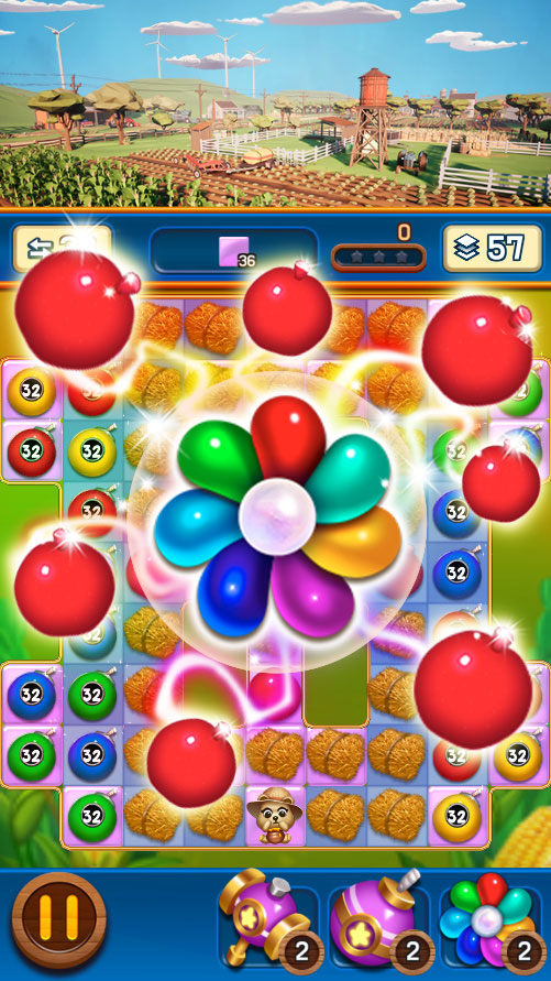 اسکرین شات 4 بازی Jewel Magic Farm : Match 3