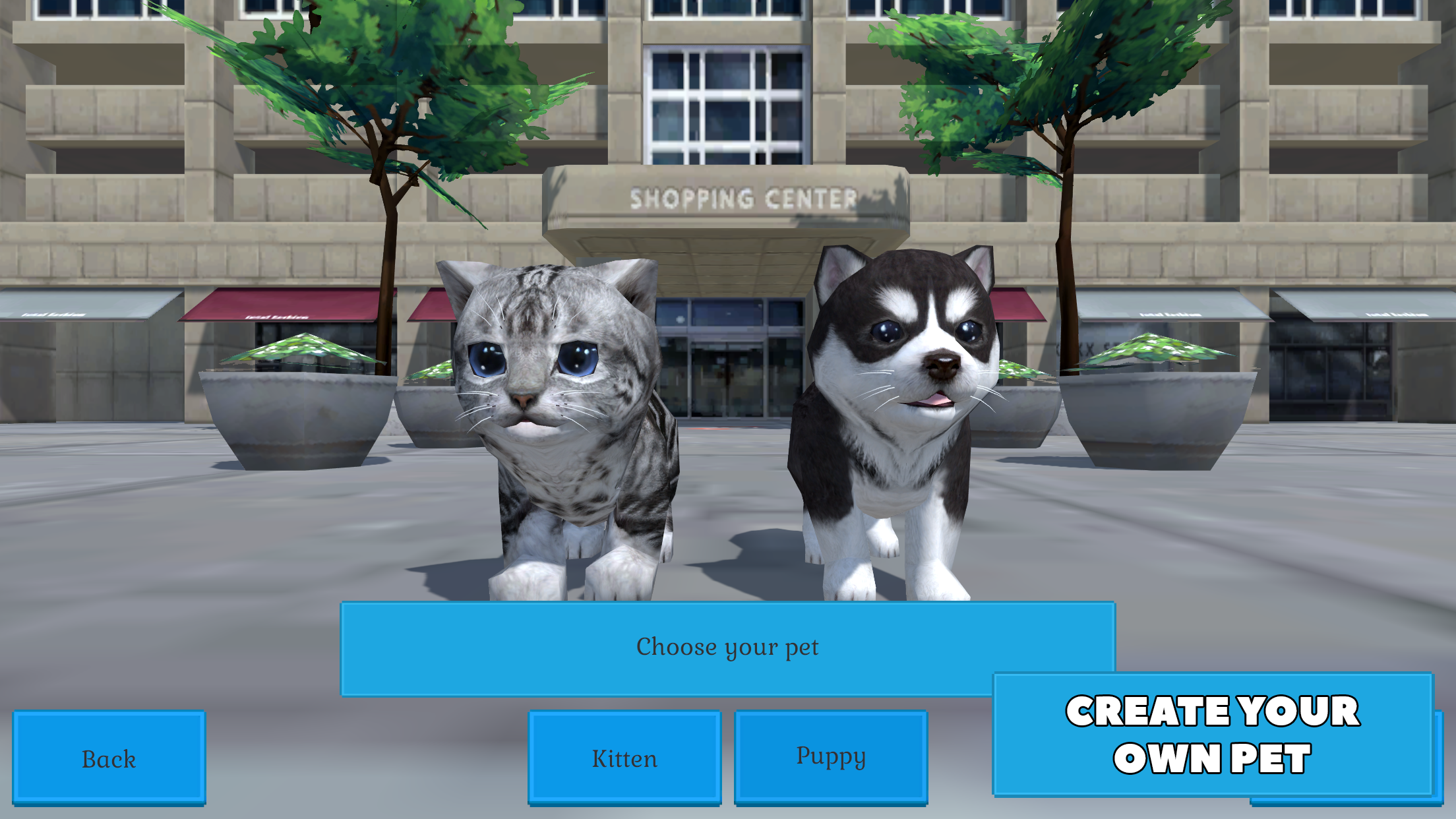 اسکرین شات 1 بازی Cute Pocket Cat And Puppy 3D