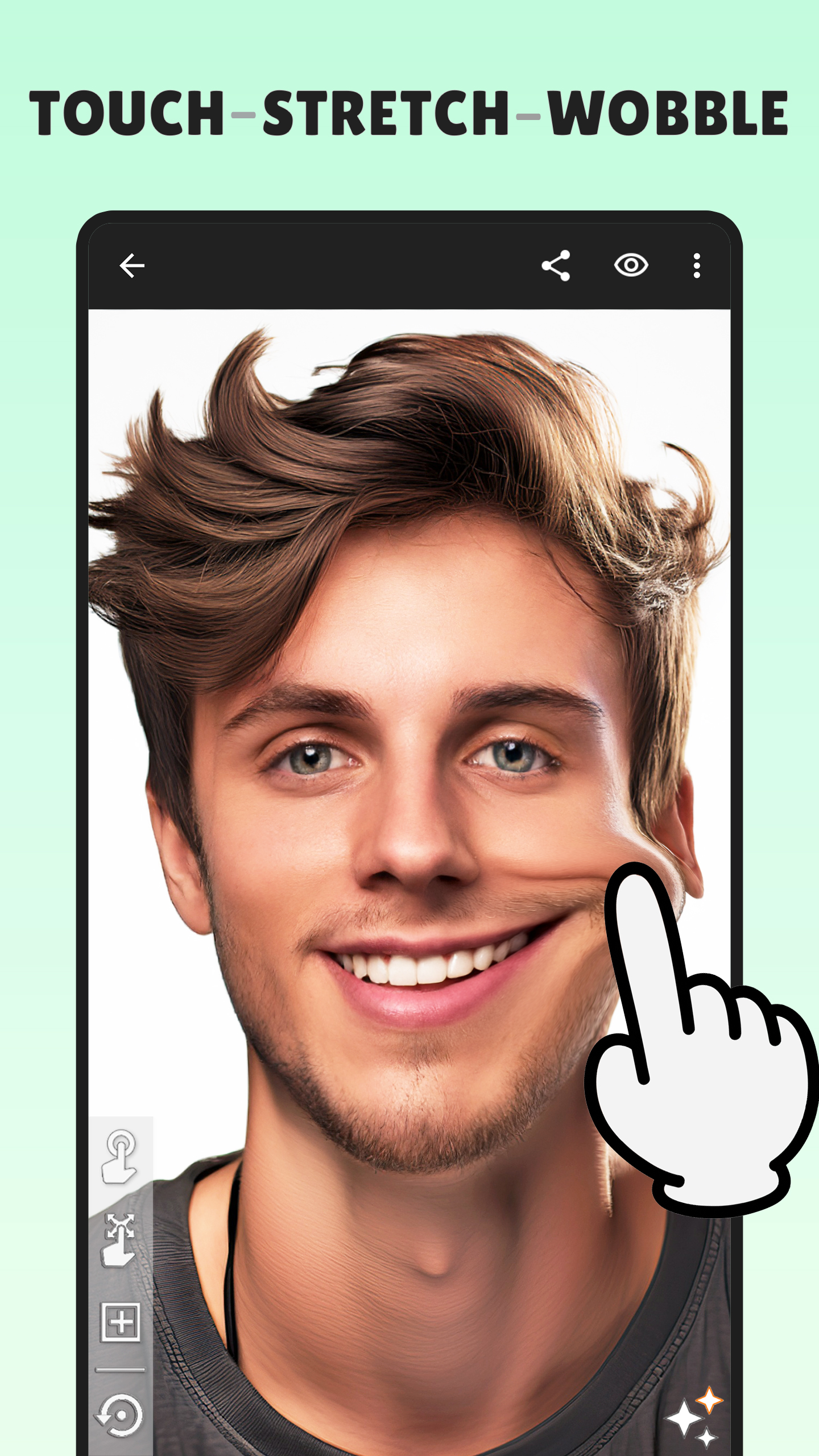 اسکرین شات 1 برنامه Photo Wobble Editor - Jellify