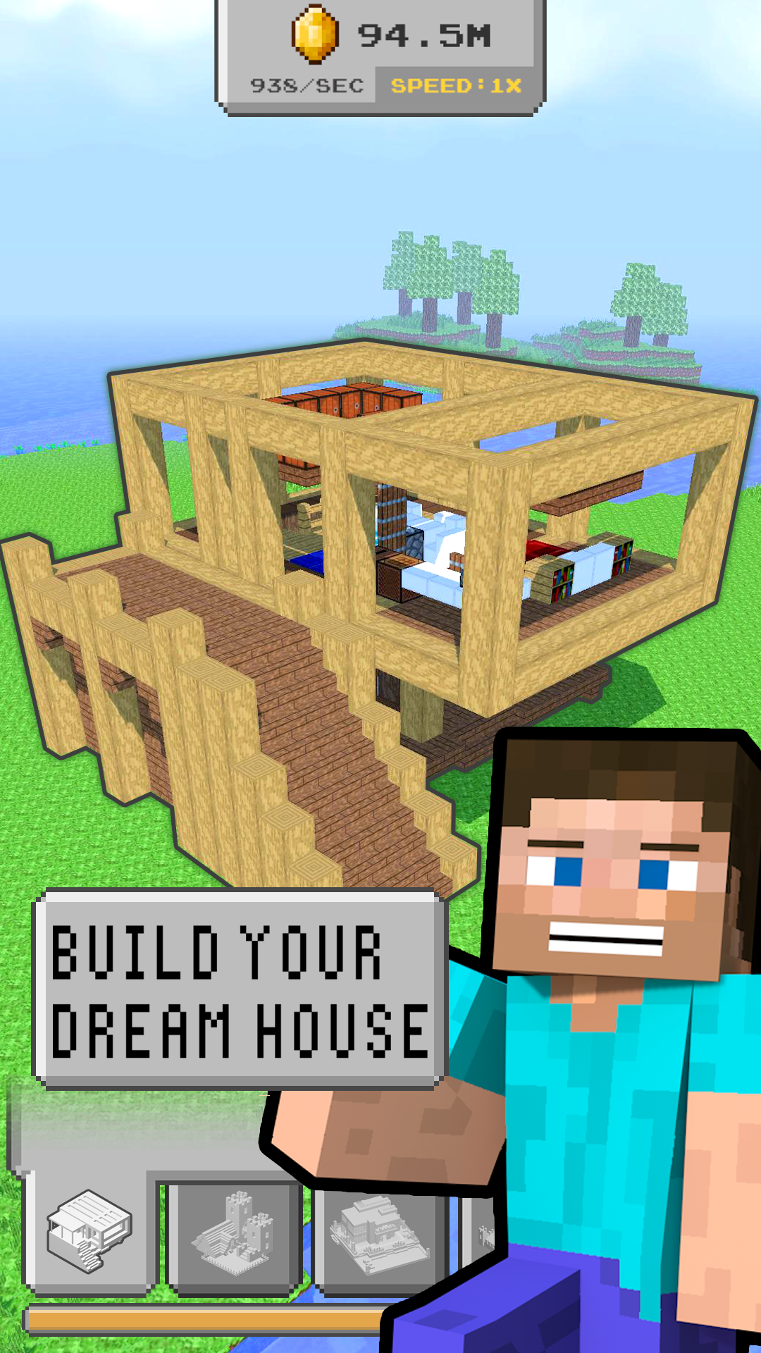 اسکرین شات 1 بازی House Craft - Block Building