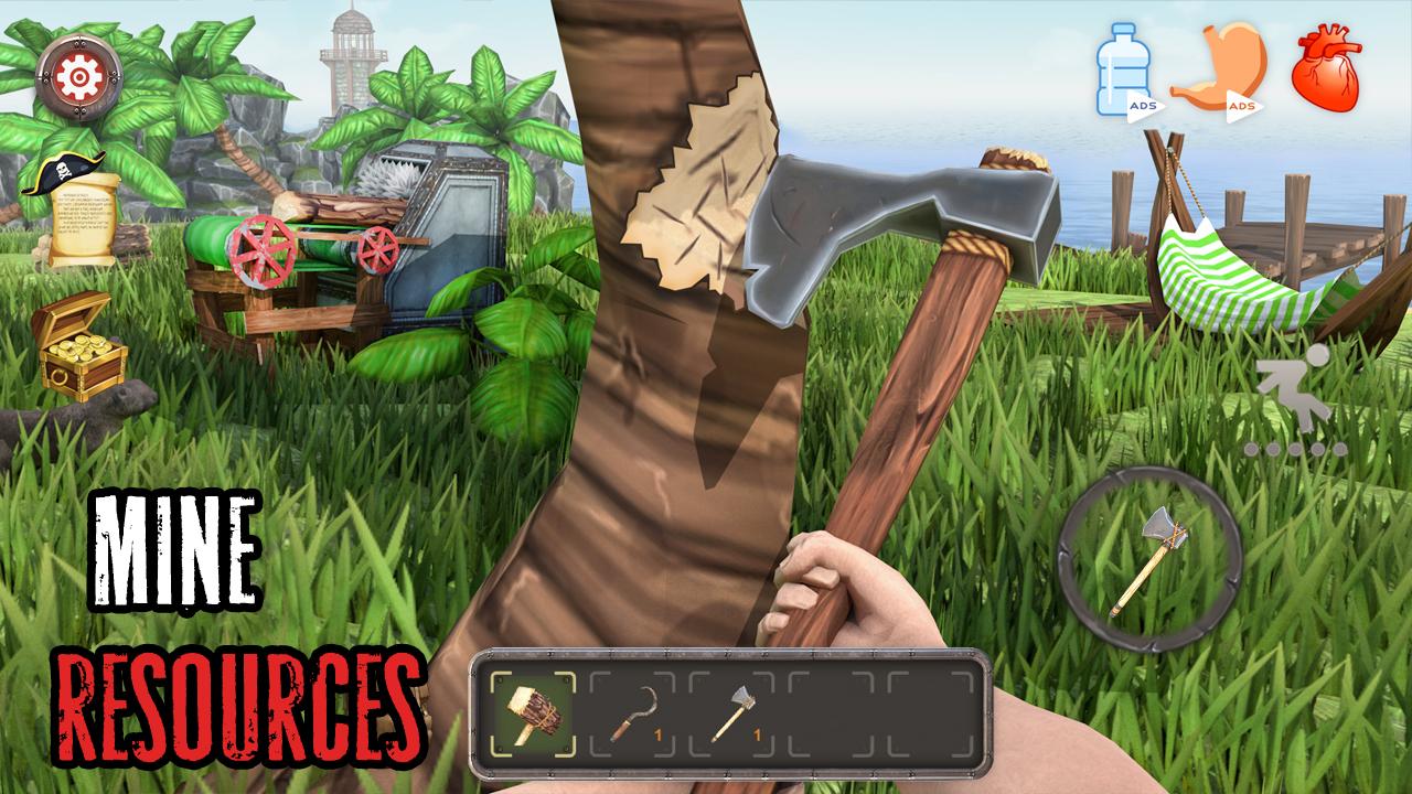 اسکرین شات 4 بازی Shark Land: Survival Island