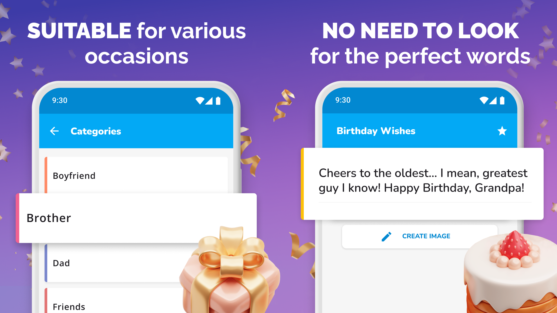 اسکرین شات 8 برنامه Happy Birthday Wishes 2025