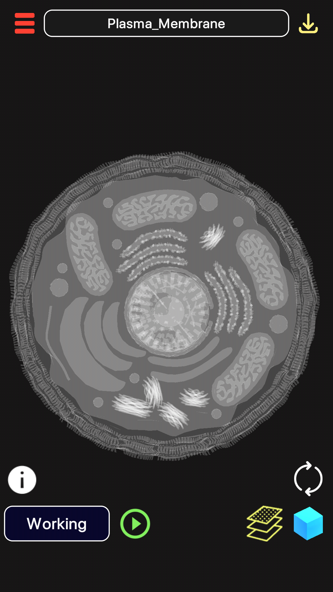 اسکرین شات 2 برنامه 3D Biology +