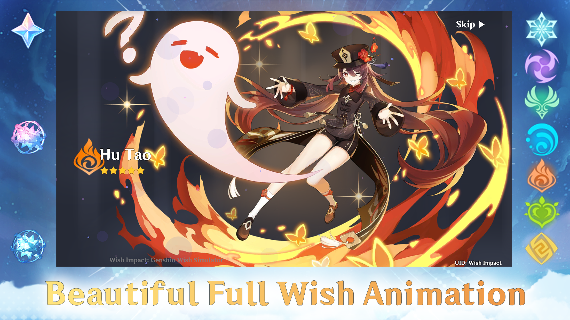 اسکرین شات 1 بازی Wish Impact: Genshin Wish Sim