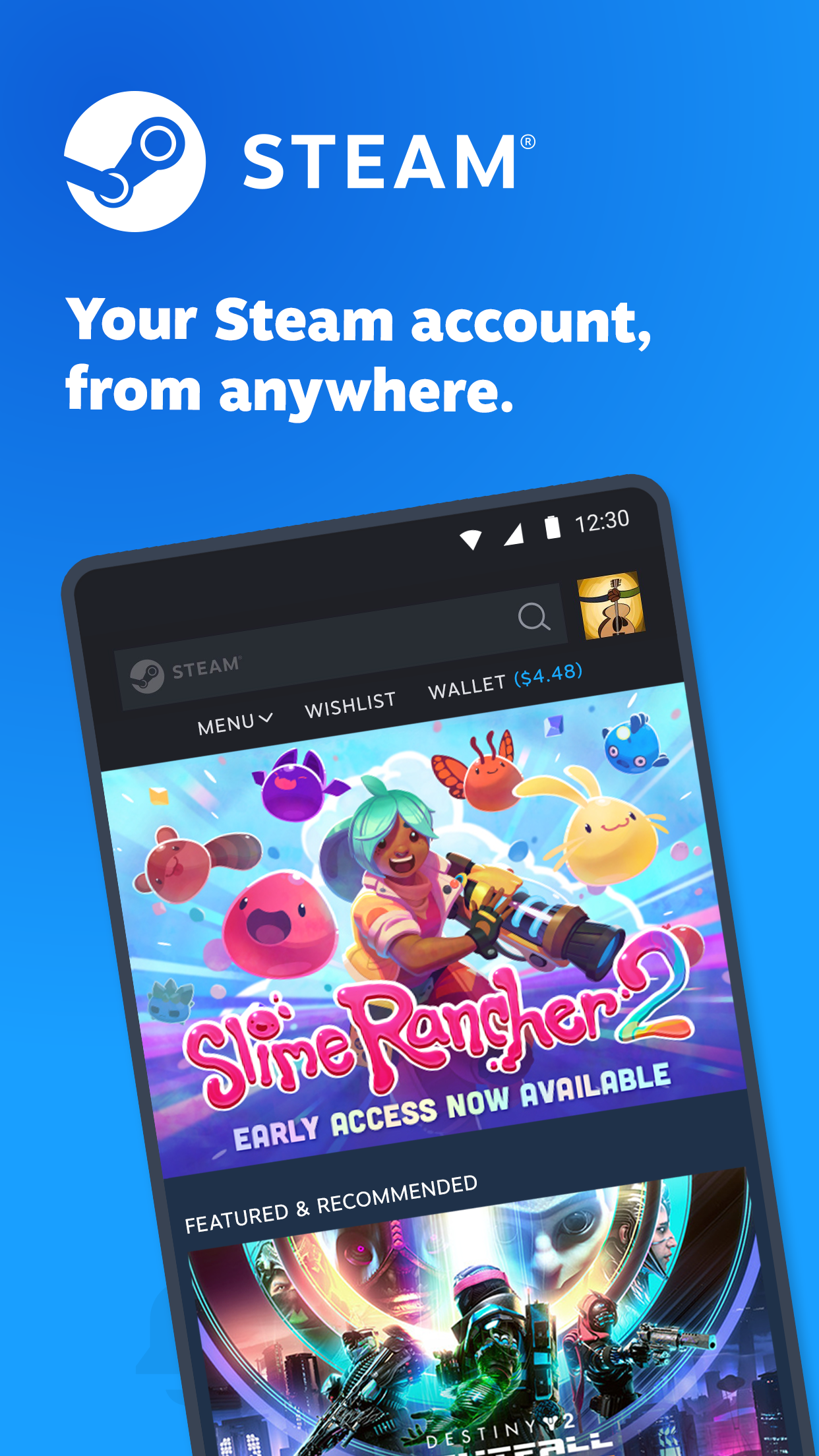اسکرین شات 1 برنامه Steam