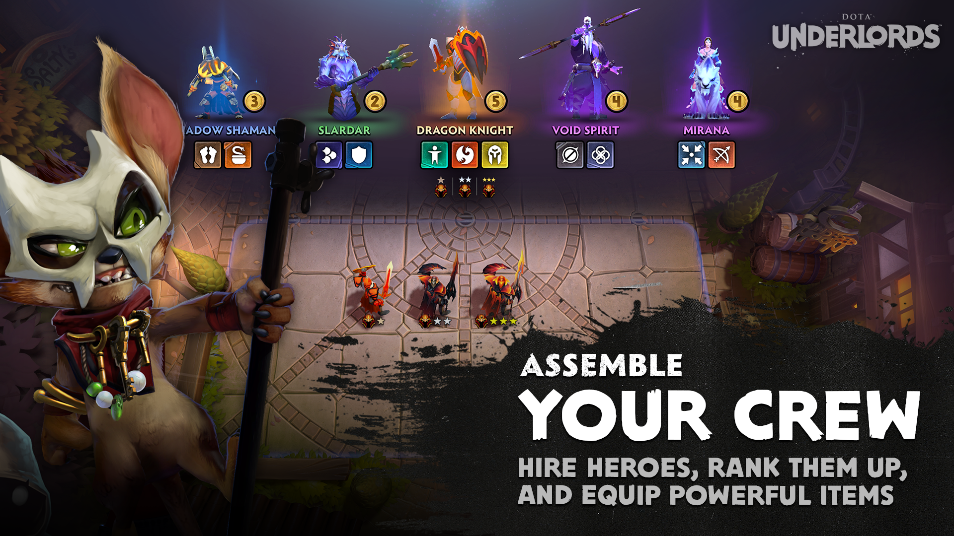 اسکرین شات 2 بازی Dota Underlords