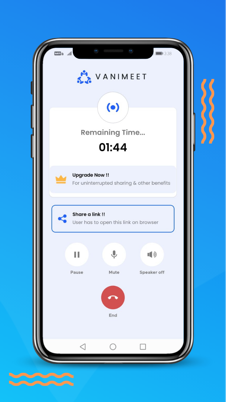 اسکرین شات 2 برنامه Vani Meetings - Share Screen