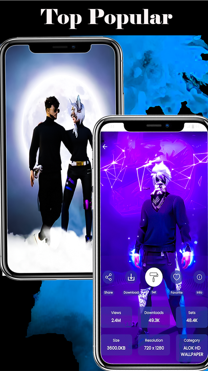 اسکرین شات 2 برنامه FFF Wallpaper Gaming