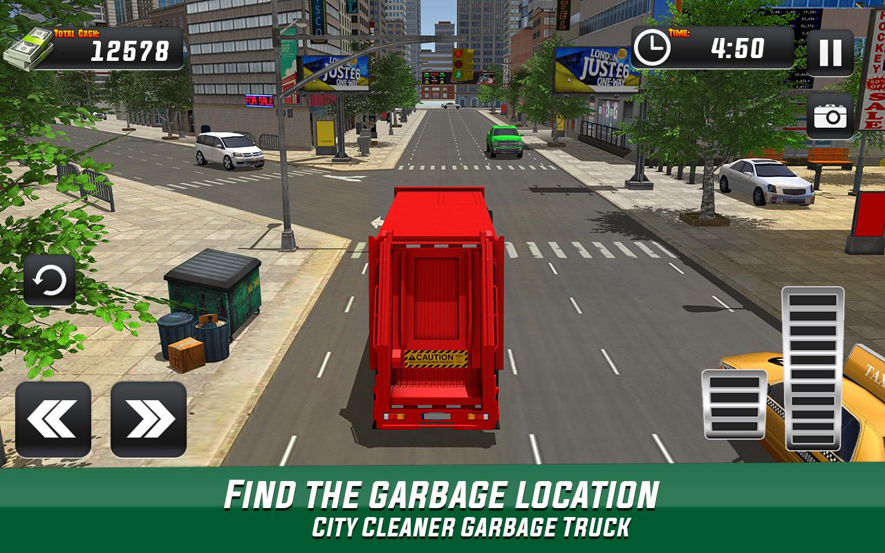 اسکرین شات 5 برنامه Trash Truck Driving Simulator