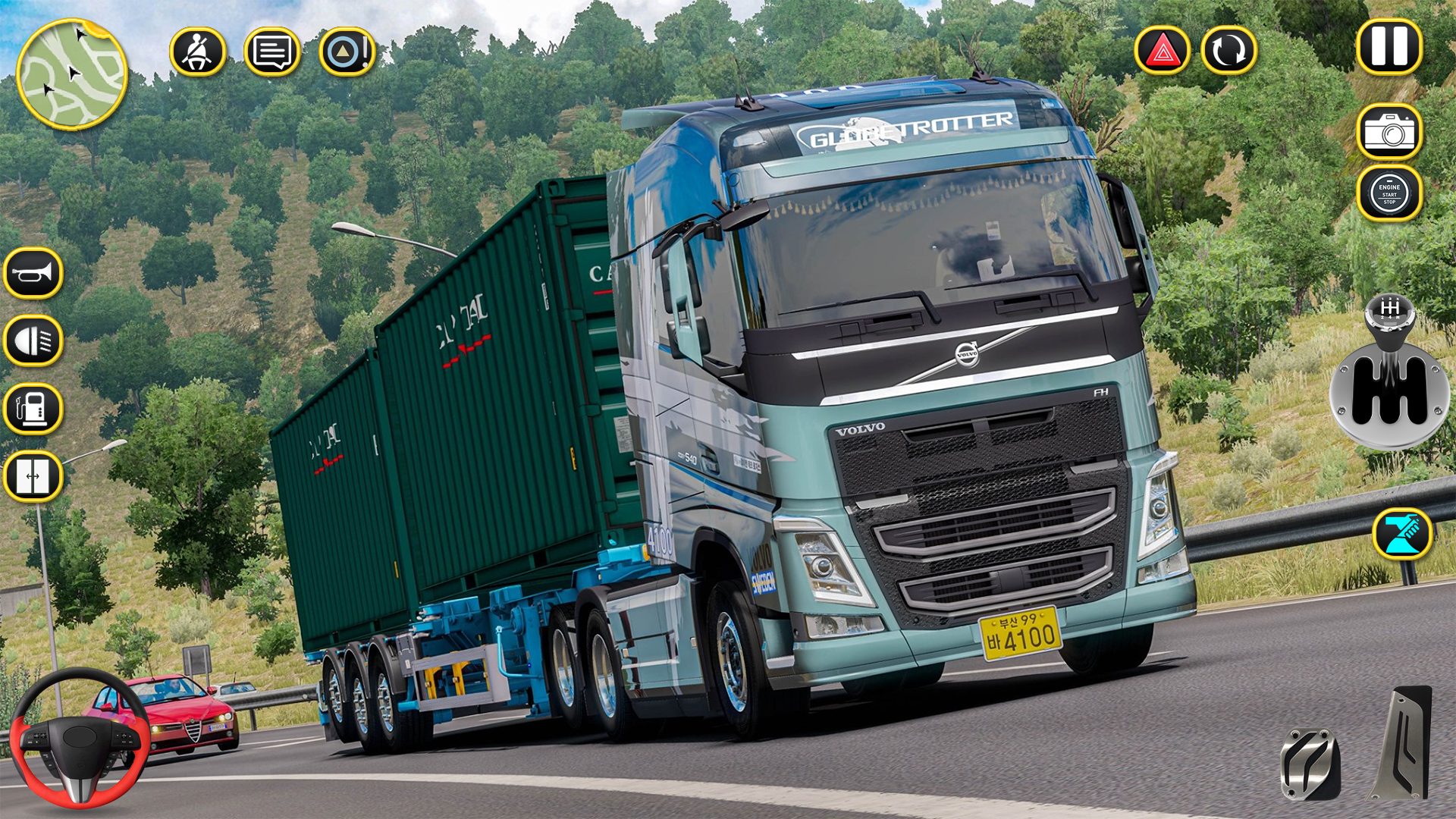 اسکرین شات 4 بازی Semi Truck Parking: Car Games