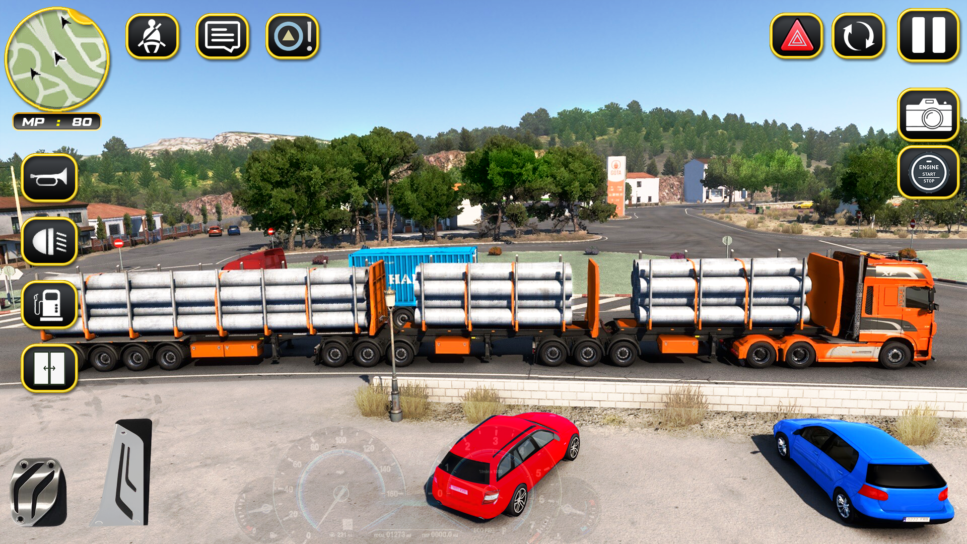اسکرین شات 7 بازی Semi Truck Parking: Car Games
