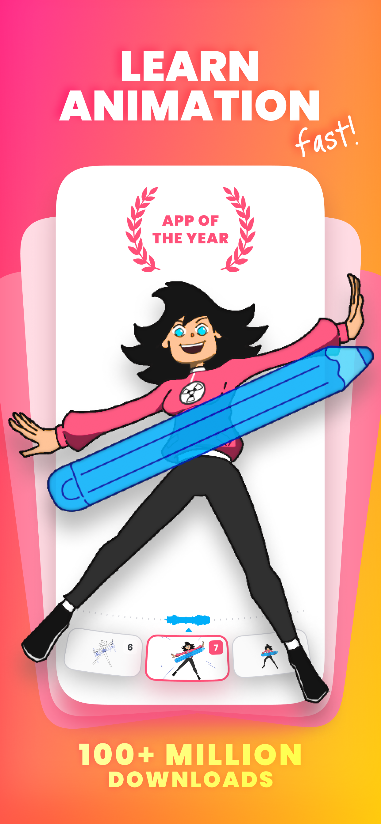 اسکرین شات 1 برنامه FlipaClip: Create 2D Animation