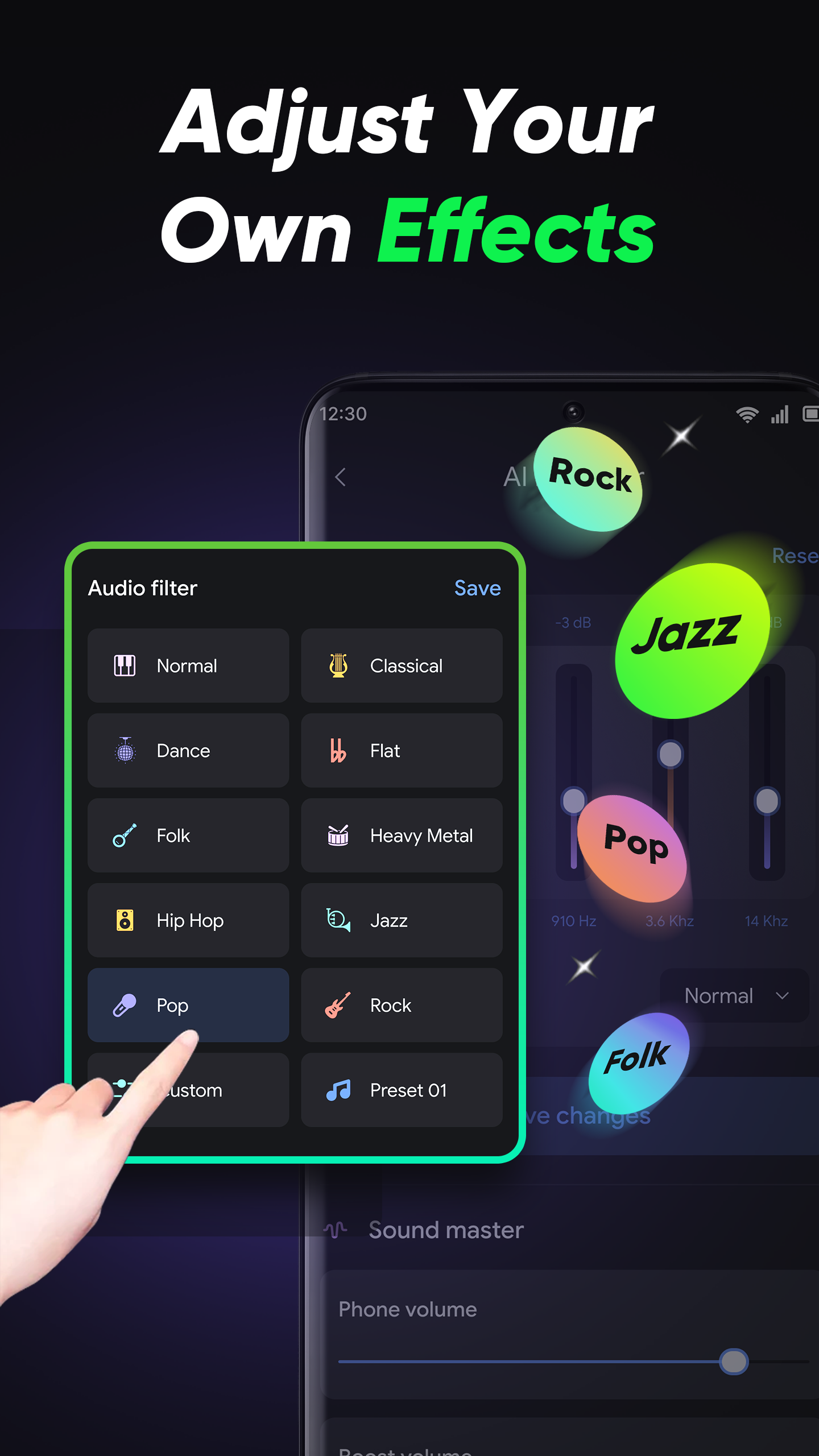 اسکرین شات 4 برنامه Volume Booster & Bass Booster