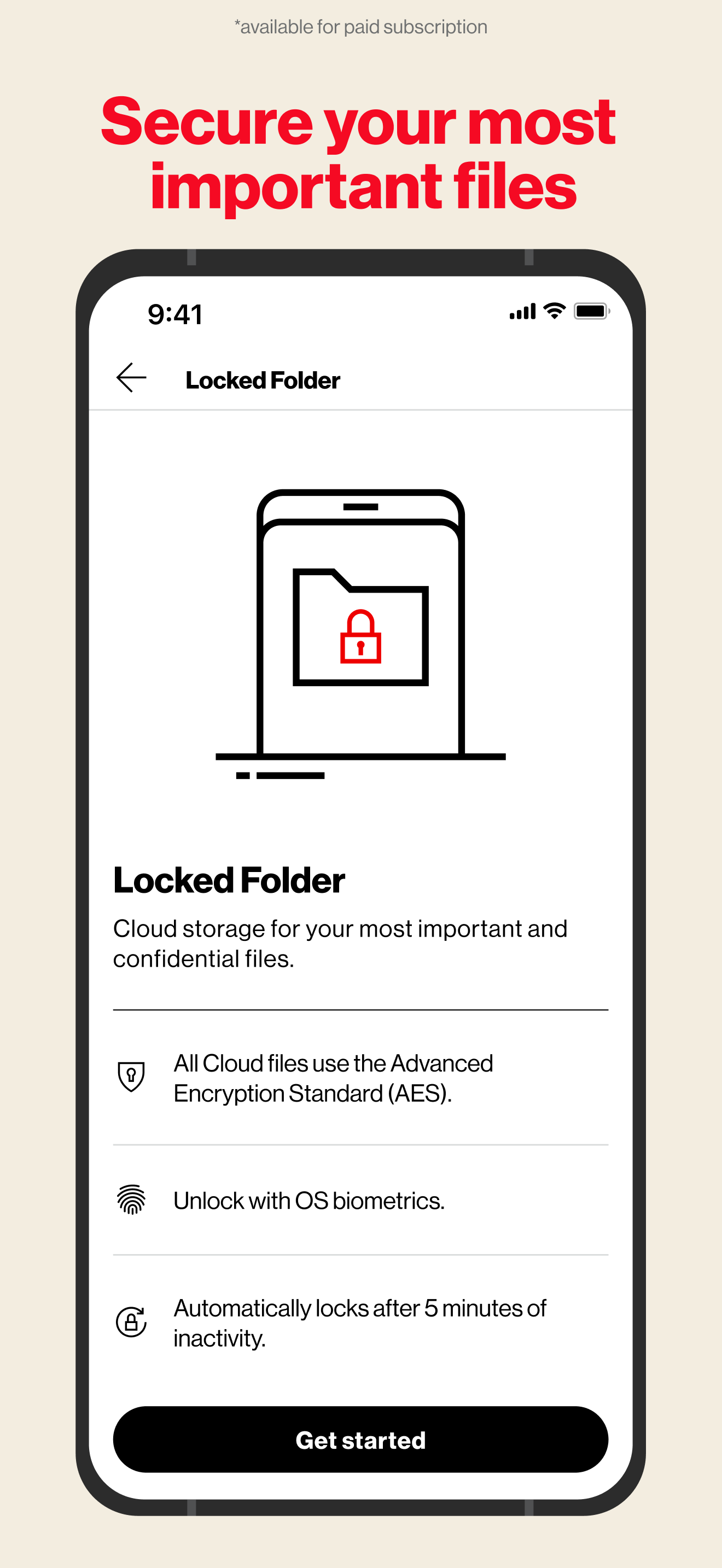 اسکرین شات 3 برنامه Verizon Cloud