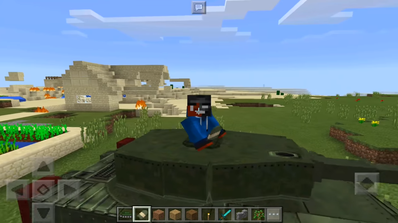 اسکرین شات 2 بازی Tank mod for mcpe