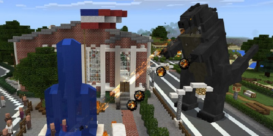 اسکرین شات 4 بازی Big godzilla mod for mcpe