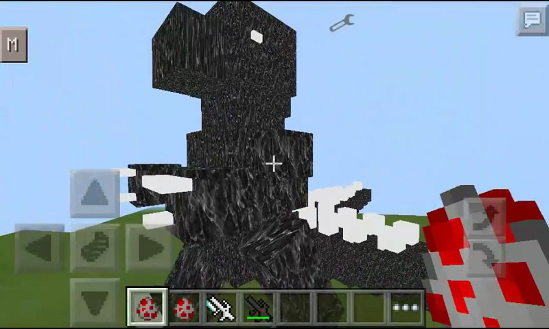 اسکرین شات 2 بازی Big godzilla mod for mcpe