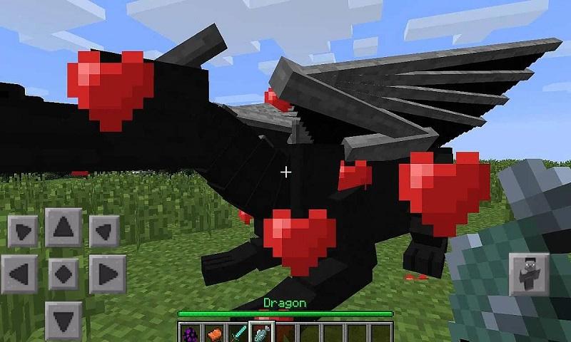 اسکرین شات 1 بازی Black dragon mod for mcpe