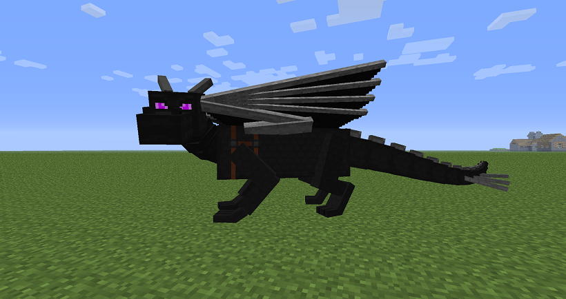 اسکرین شات 3 بازی Black dragon mod for mcpe
