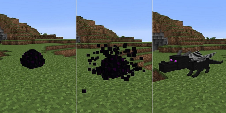 اسکرین شات 4 بازی Black dragon mod for mcpe
