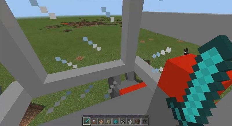 اسکرین شات 2 بازی Defender robot mod for mcpe