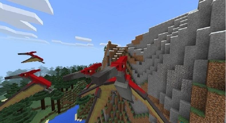 اسکرین شات 1 بازی World dino mod for mcpe