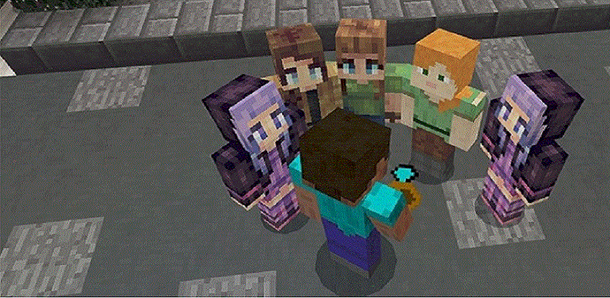اسکرین شات 4 بازی Girlfriend mod for mcpe