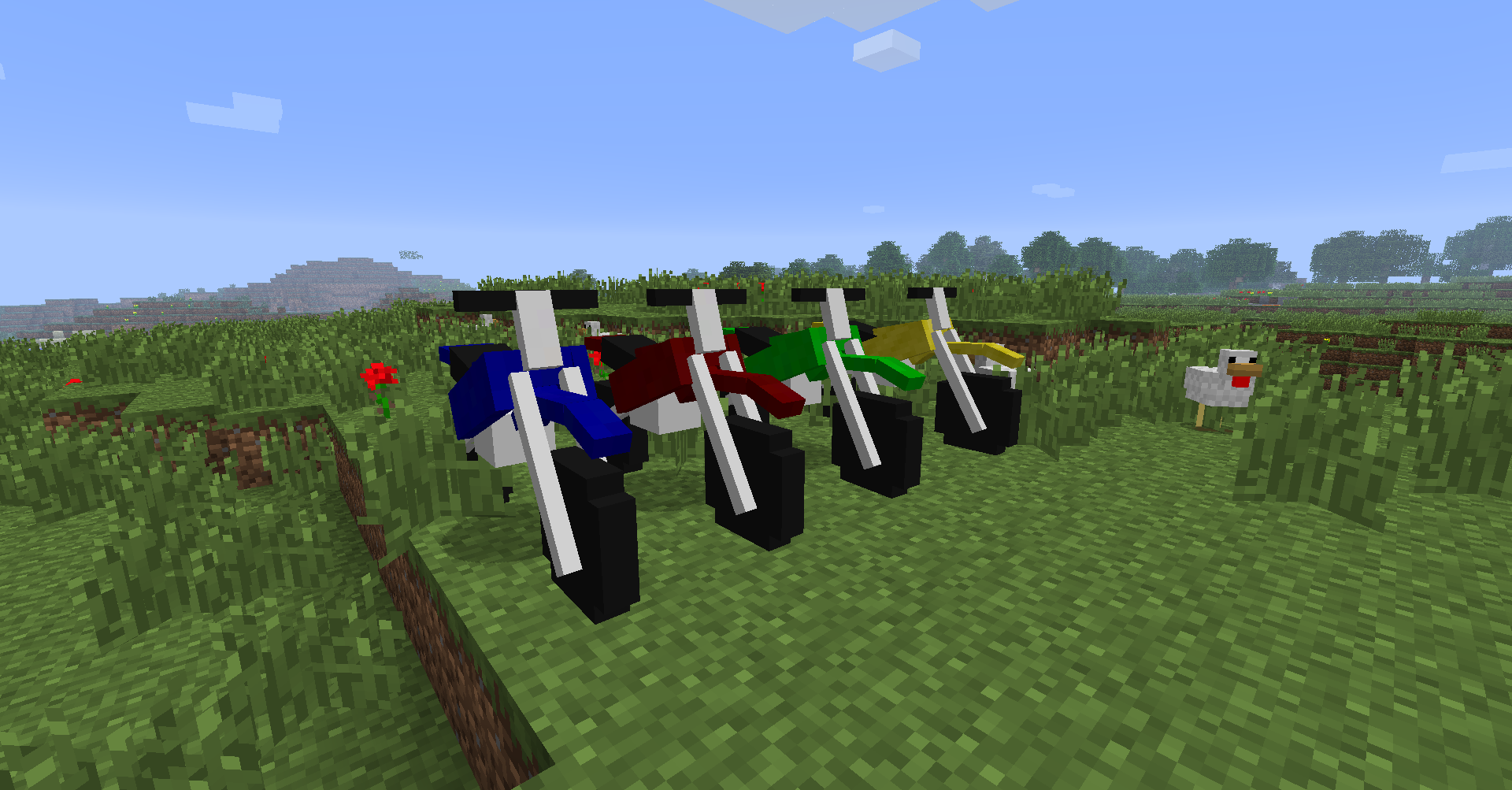 اسکرین شات 2 بازی Sport bikes mod for mcpe