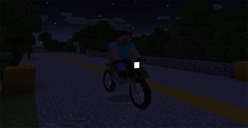 اسکرین شات 4 بازی Sport bikes mod for mcpe