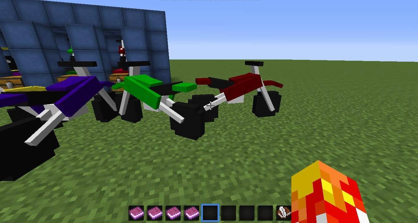 اسکرین شات 3 بازی Sport bikes mod for mcpe