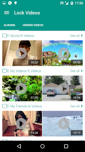 اسکرین شات 2 برنامه Lock & Hide Videos in Vaulty