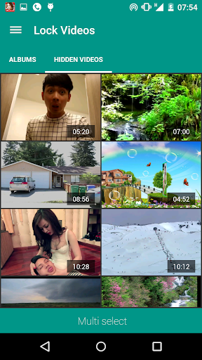 اسکرین شات 3 برنامه Lock & Hide Videos in Vaulty