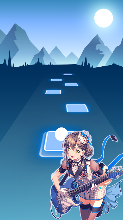 اسکرین شات 4 بازی Anime Tiles Hop - Piano Music