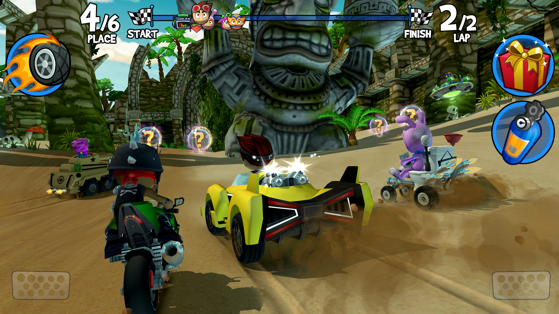 اسکرین شات 1 بازی Beach Buggy Racing 2