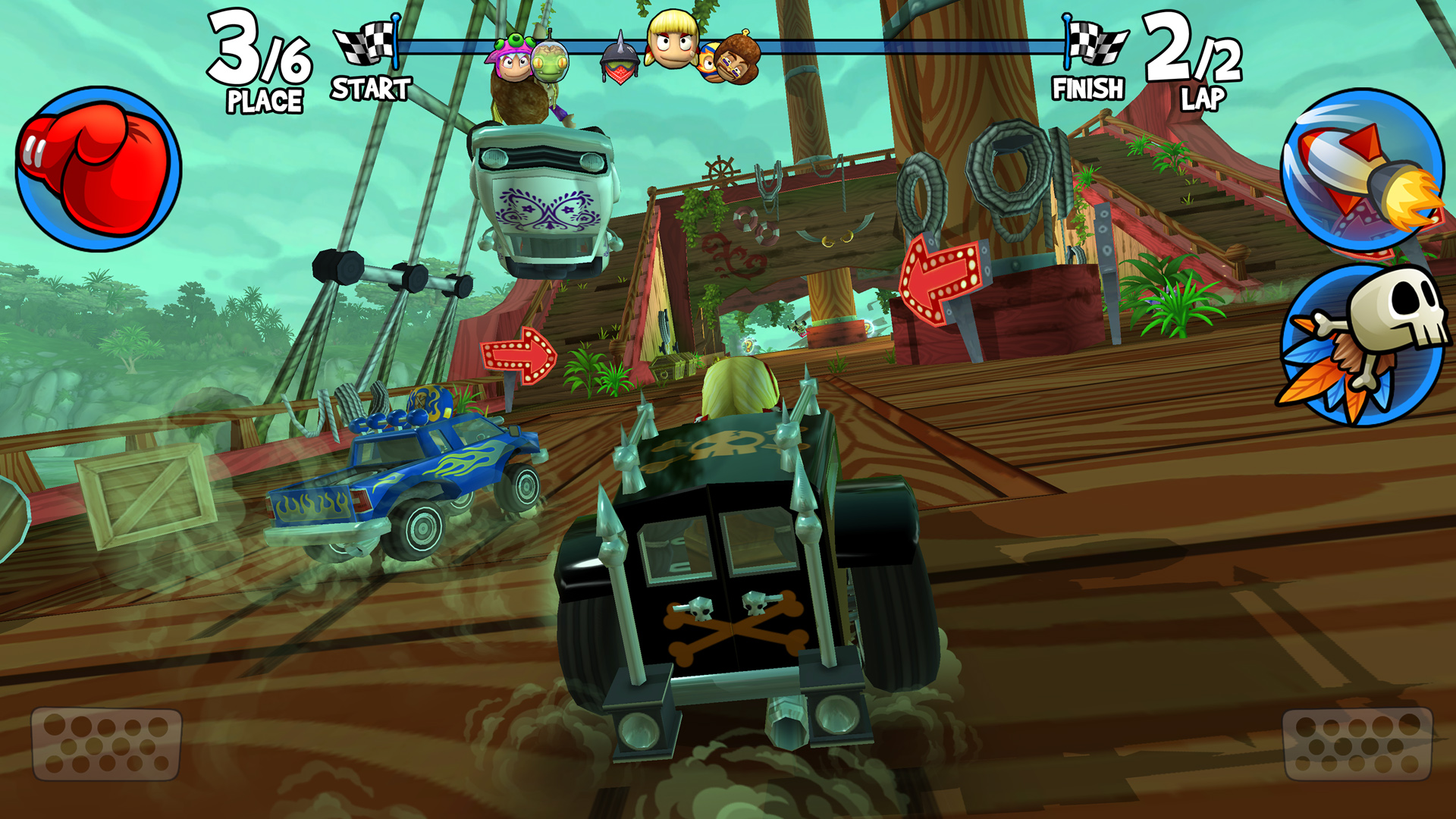 اسکرین شات 8 بازی Beach Buggy Racing 2