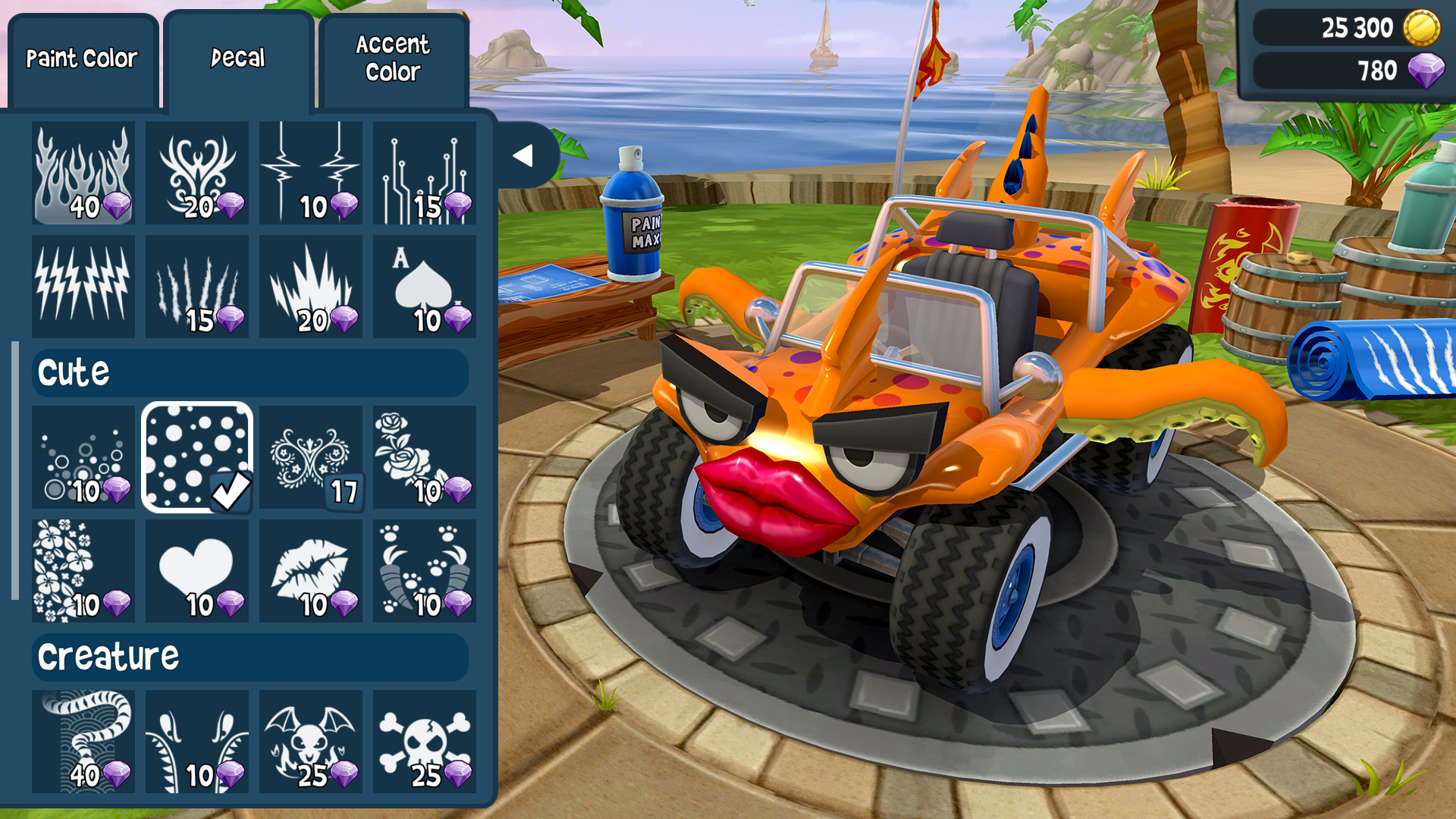 اسکرین شات 3 بازی Beach Buggy Racing 2