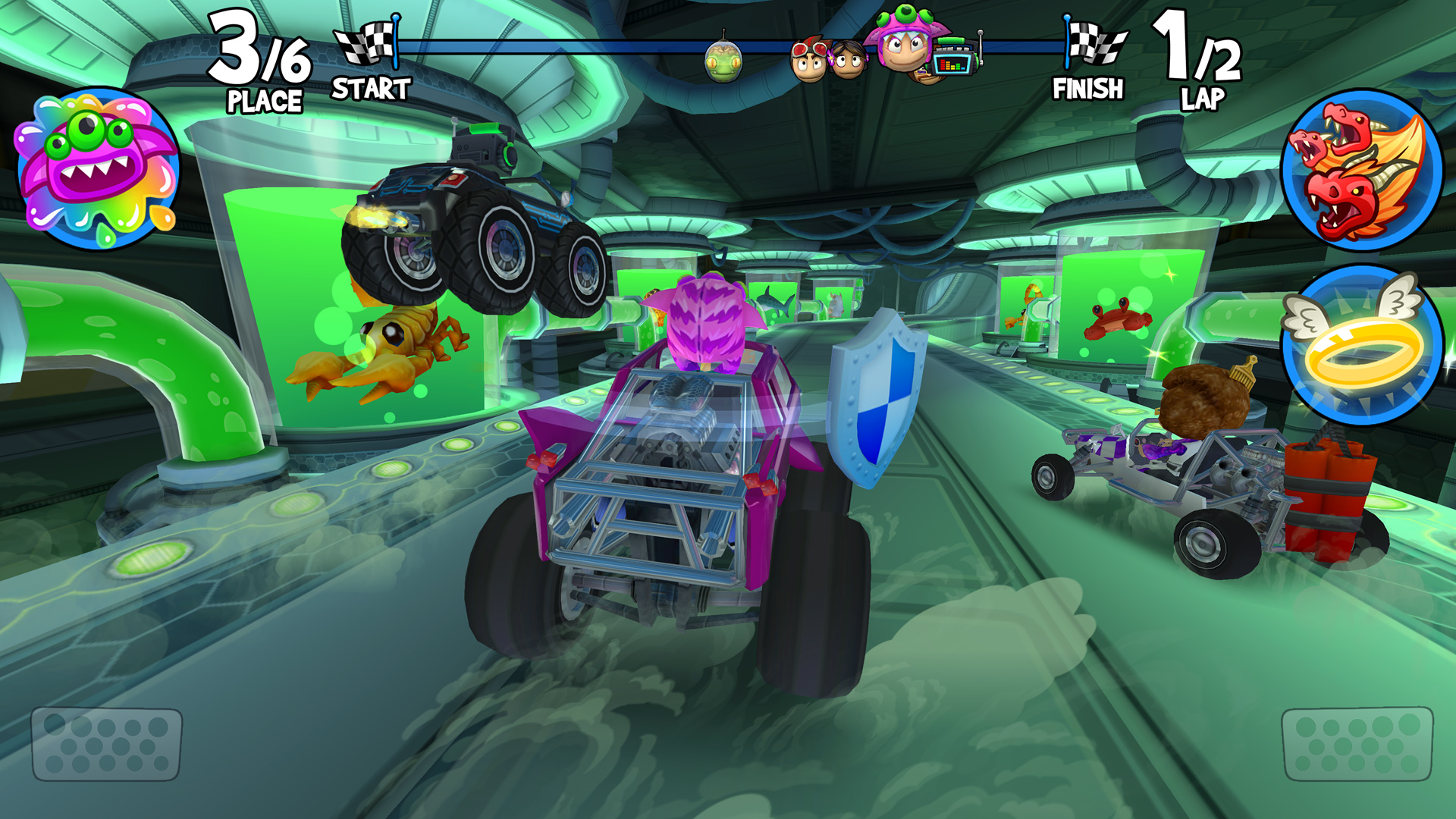 اسکرین شات 7 بازی Beach Buggy Racing 2