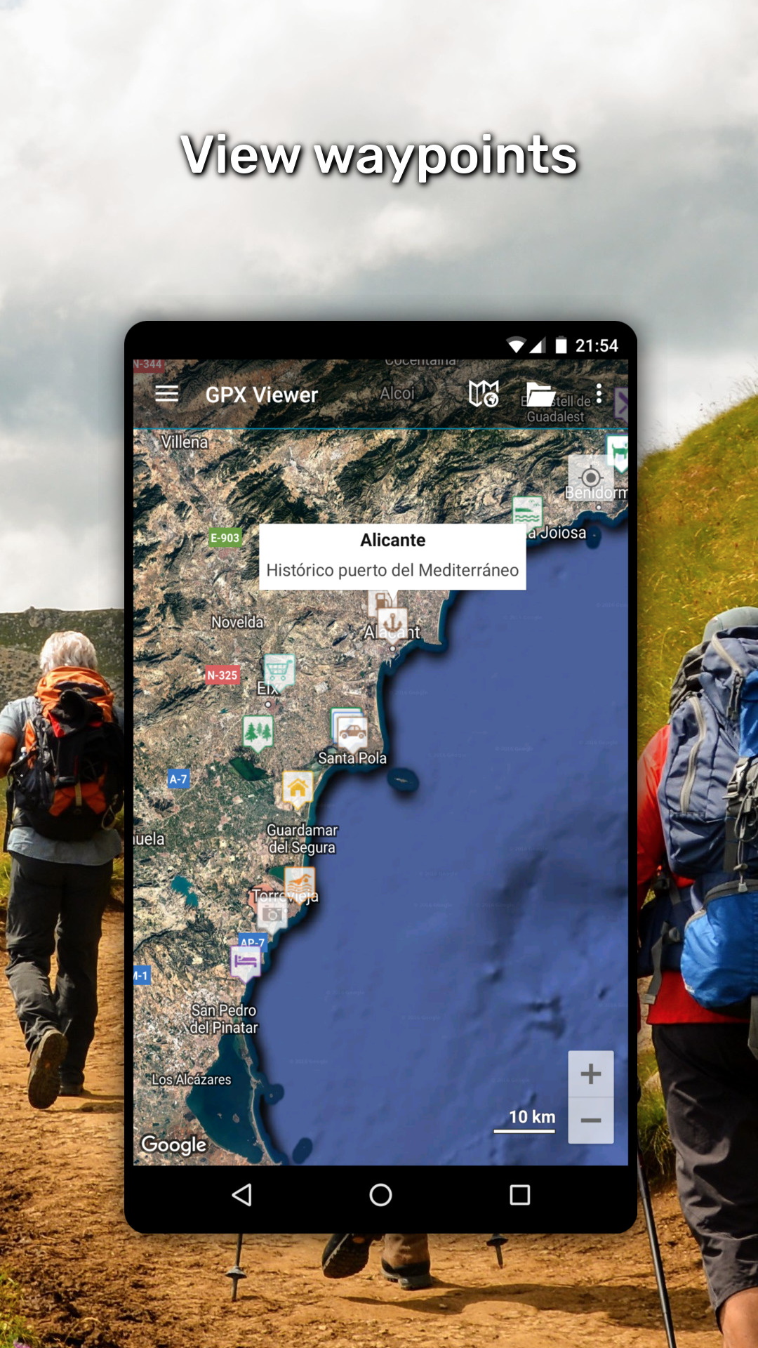 اسکرین شات 4 برنامه GPX Viewer