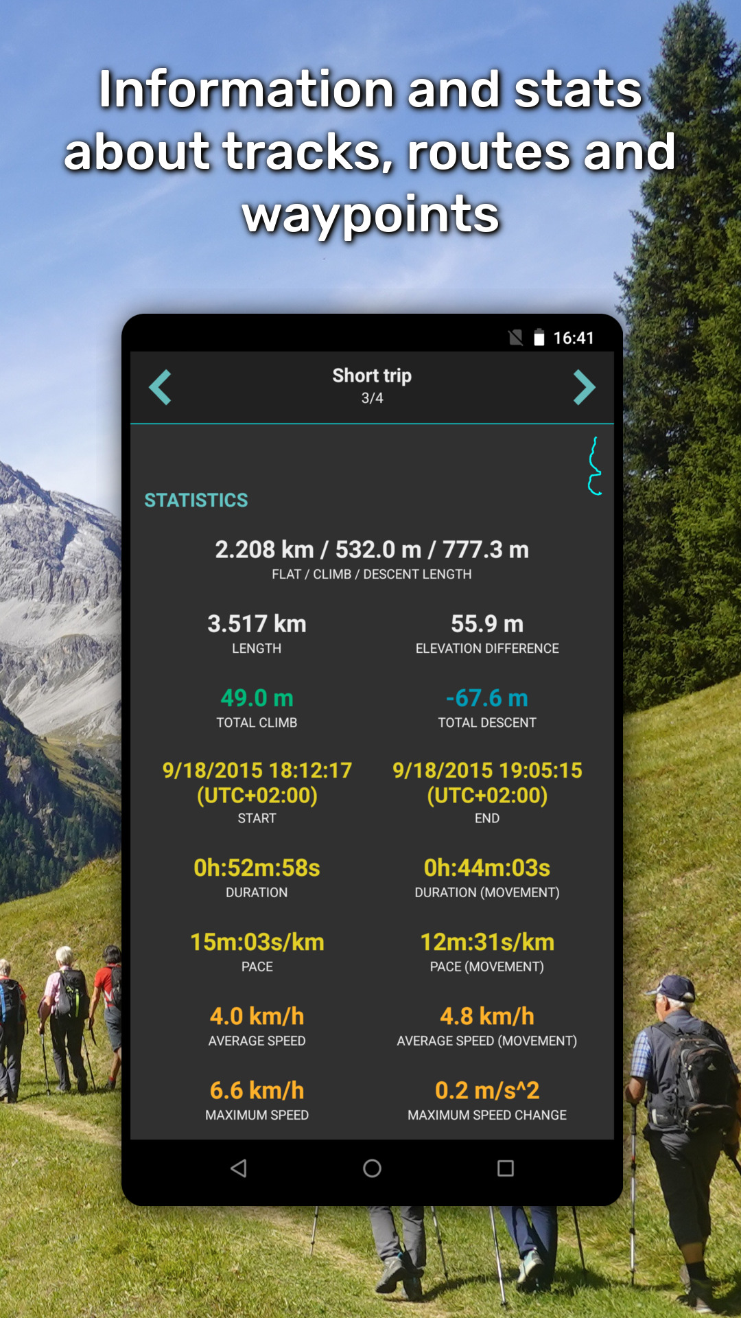 اسکرین شات 6 برنامه GPX Viewer