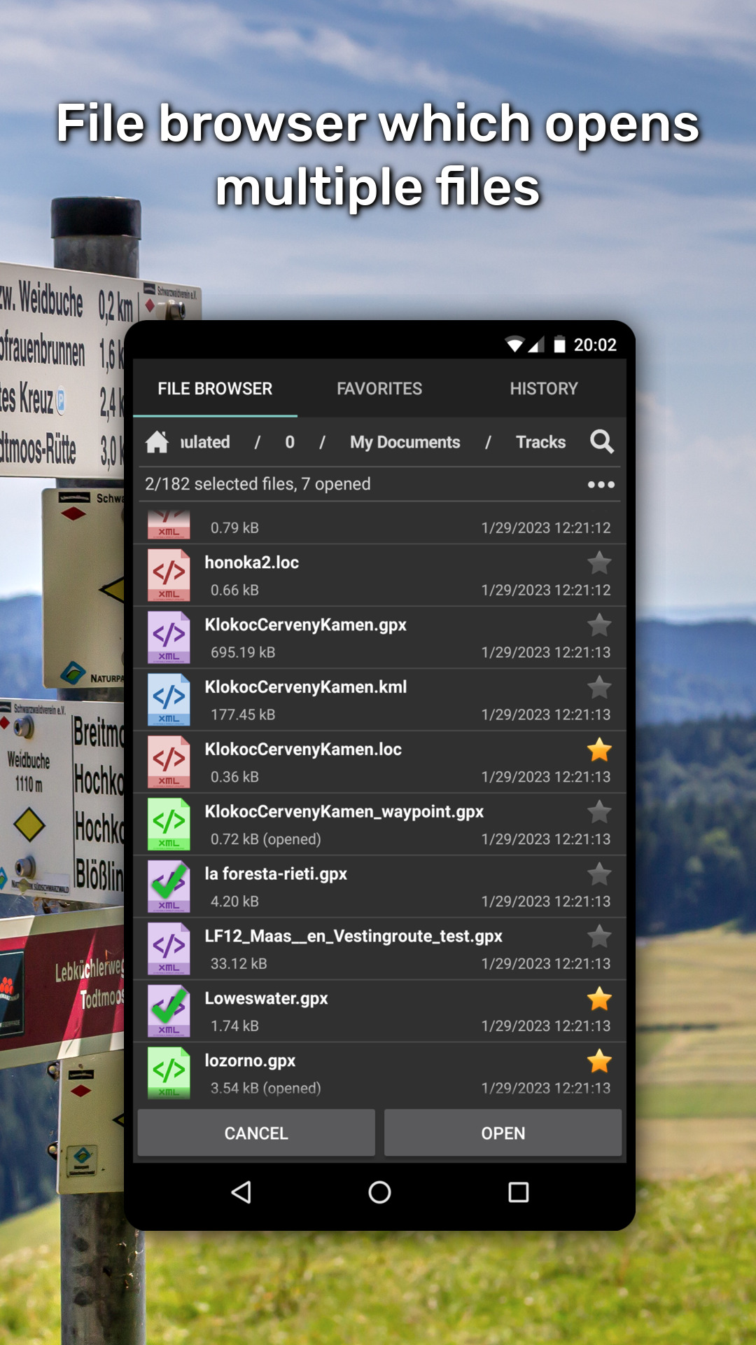 اسکرین شات 8 برنامه GPX Viewer
