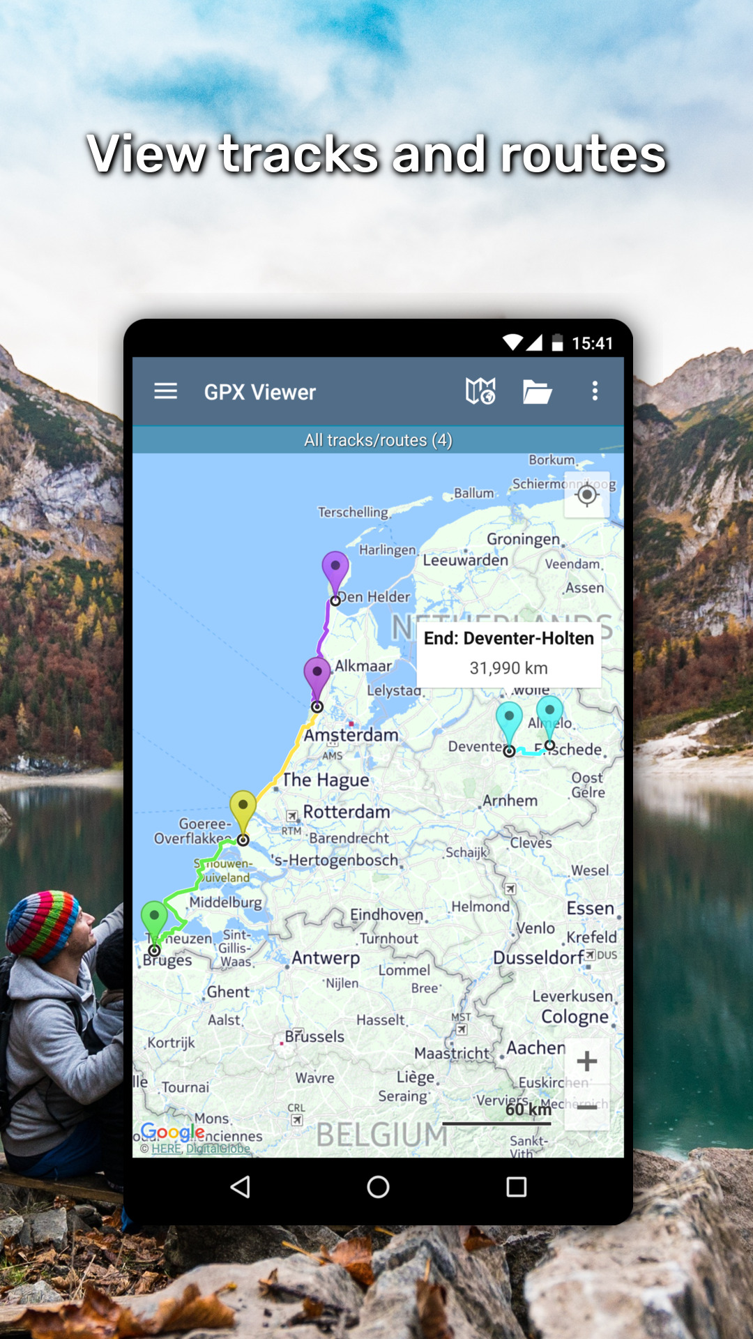 اسکرین شات 2 برنامه GPX Viewer