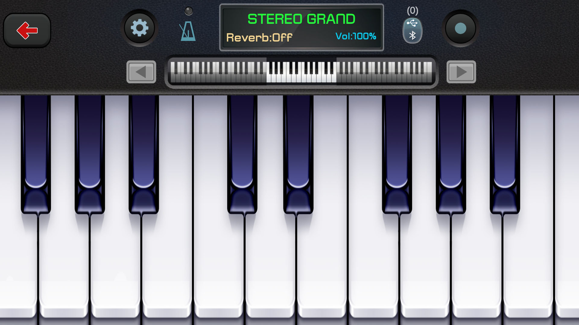 اسکرین شات 3 برنامه Real Piano For Pianists